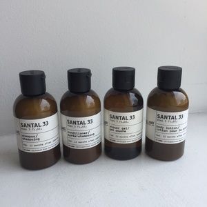 NEW - Le Labo - SANTAL 33 Toiletries Set of 4 - 90 ml / 3 oz each